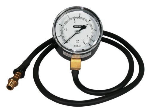 Gas lpg propane appliance manifold low pressure gauge manometer+case 15&#034;wc hvac for sale