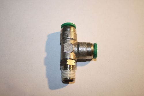 Numatics swivel run tee 3/8 ptc 1/4 npt push on nnb for sale