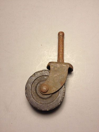 Vintage hard plastic caster wheel