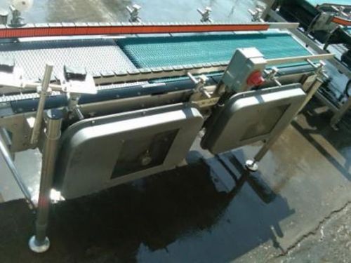 14&#034; x 80&#034; L Stainless Case Metering Conveyor