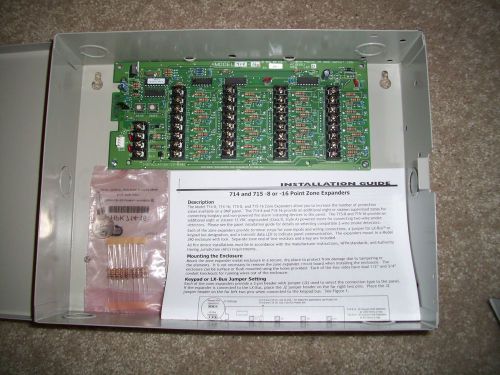 DMP ALARM PANEL ZONE EXPANDER MODULE 714-16 BOARD CABINET &#034;NEW&#034; IN BOX