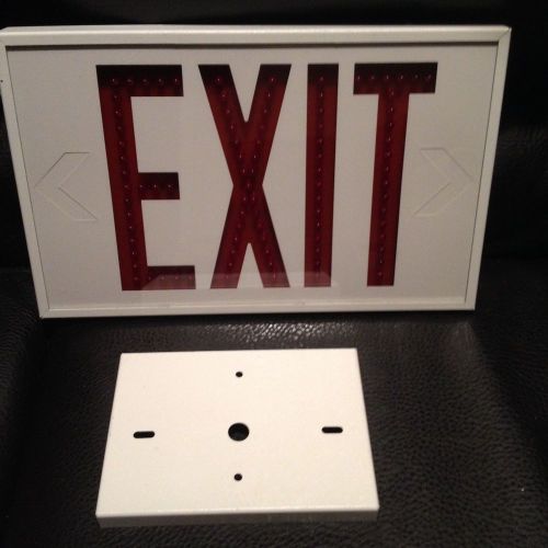 Hubbell Pathfinder LED Exit Sign LED-R1-EM-RWW-12, LED1EMRWW in box