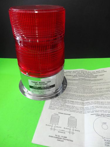 Tomar Model 1224 Multistrobe 120V Strobe Red