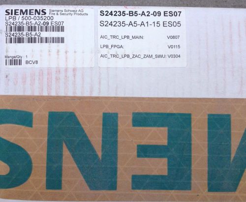 SIEMENS LPB FIRE ALARM LOCAL PAGE BOARD NIB 500-035200 FOR SIEMENS XLSV SYSTEM