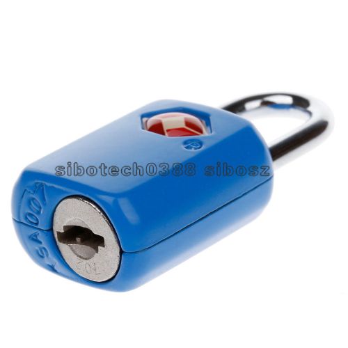 Travel JUST LOCK TSA21011 Zinc Alloy TSA-Accepted Travel Lock - Blue + Silver