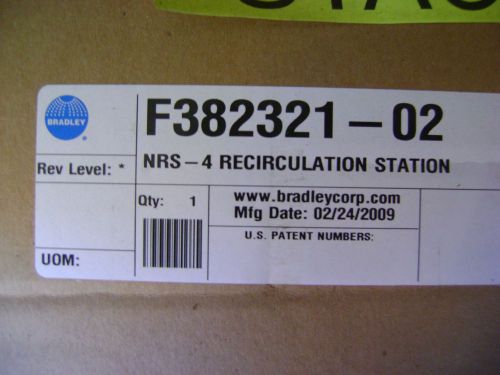 Bradley Recirculation Stations: NRS-4 (Qty 1) and NRS-8 (Qty 2)