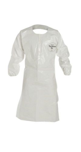 NEW DuPont SL275T Tychem SL Sleeved Apron, Disposable, Elastic Cuff 2XL