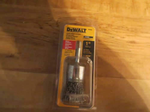 DeWalt carbon crimped end brush 1inch