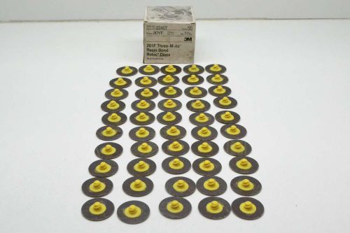 NEW 3M 051144-11137 261F THREE-M-ITE RESIN ROLOC DISC 50YF 1-1/2 IN DIA D403129