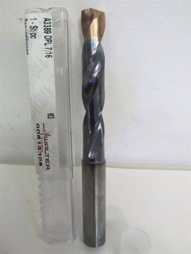 Walter Tools A3389DPL-7/16, X-Treme Plus, 7/16&#034;, DPL, Solid Carbide Drill Bit