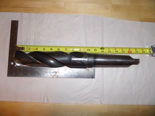 Morse 2-1/8&#034; Drill Bit 5MT, 5 Morse Taper 16-1/2&#034; OAL  ((#D85))