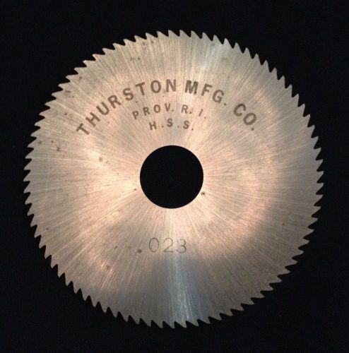 Jewelry Thurston HSS 2 1/4 x 0.023 x 1/2 Slitting Slotting Saw Blades