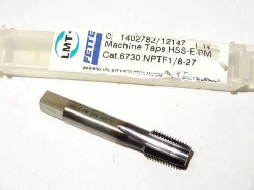 Lmt-fette 1/8&#034; - 28 nptf 4fl modified bottoming hss-e-pm pipe tap al2-plus for sale