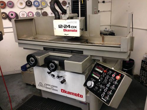 OKAMOTO SURFACE GRINDER, MODEL ACC-12-24DX with WALKER FINE CHUCK