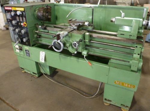 14&#034;/19&#034;x 40&#034; Nardini Gap Bed Engine Lathe No. MS-1440E, Inch/mm, Taper (25846)