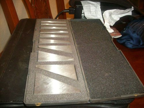 Machining angles gauge blocks 30, 25, 20, 15, 10, 5, 4, 3, 2, 1 - China