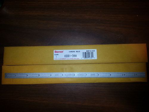 STARRETT CHROME RULE 300mm C331-300