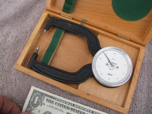 Schnelltaster  germany .0025&#034; 0-1&#034; outside dial caliper gage tool tools for sale