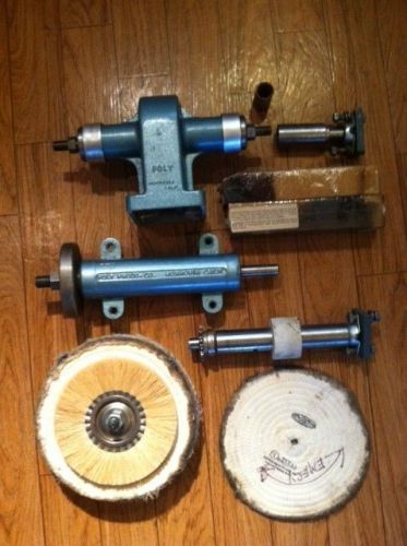 arbor tool vintage lot browning poly polish buff machine tool vintage nos usa ca