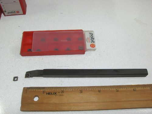 Tmx 1/2&#034; boring bar with ccmt-21.52-mm carbide inserts, grade ph6920 for sale