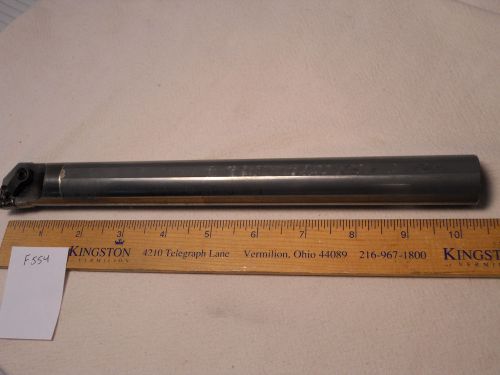 1 USED 1&#034; CARBIDE BORING BAR C16-MCLNR4 TAKES CNMG CARBIDE INSERT 10.5&#034; OAL F554