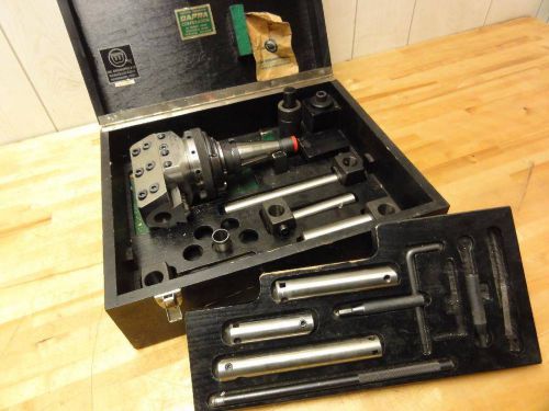 Clean wohlhaupter upa4 s5 facing &amp; boring head nmtb40 w/accessories in box nmtb for sale