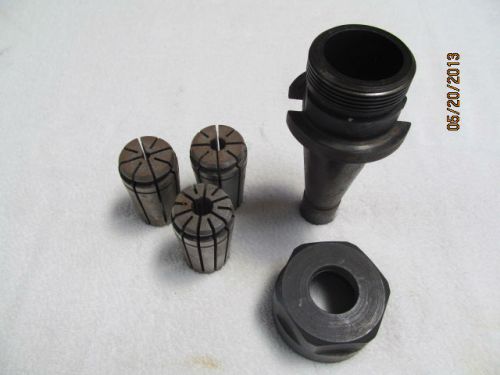 Erickson quick-change collet chuck   w/3/16&#034;; 3/8&#034;; 7/16&#034; collets (274) for sale