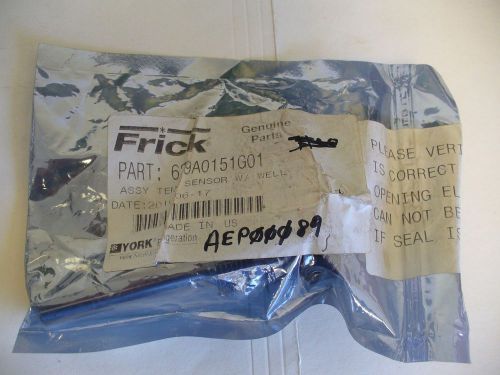 Johnson Controls parts, Assy Temp Sensor w/ well, p/n 639A0151G01