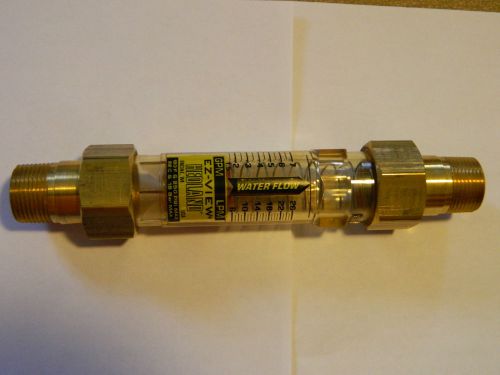 HEDLAND FLOW METER H625-307 3/4&#034;NPTF MALE THREAD, NOS, WATER OR OIL INLINE METER