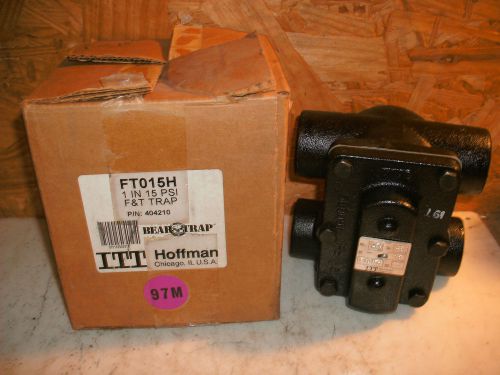 ITT HOFFMAN FT015H 1&#034; 15 PSI 4 PORT FLOAT THERMOSTATIC TRAP 404210