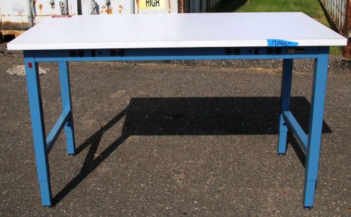 Used ESD 60&#034; x 30&#034; Lab Bench Table Plastic Laminate IAC Industries Electrostatic