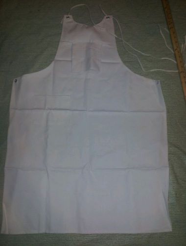 26 &#034;x 38&#034;  beige,  cotton work apron shop, mechanics, machinist for sale