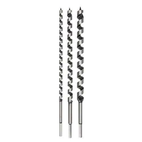 New Warrior 18 in. Ship Auger Bit Set 3 Pc