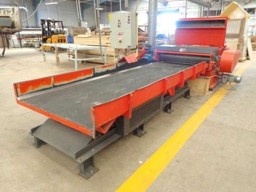 WEIMA TIGER-1300 WOOD WASTE MILL GRINDER 48&#034;x17&#039; INFEED SHAKER PAN CONVEYOR 75HP