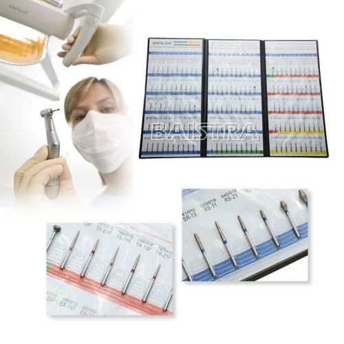 150 models 1 kit dental handpiece diamond bur book demonstation for sale