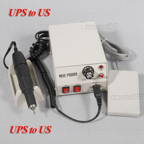 Dental Lab MARATHON MicroMotor Polishing Unit 110V + 35K rpm Handpiece UPS to US