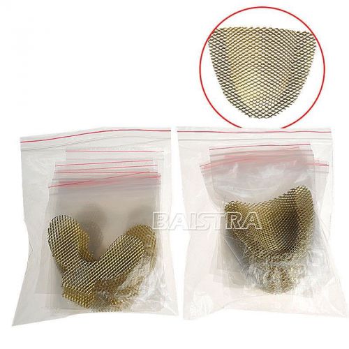 Hot! 40 Pcs Metal net for Strengthen Dental Impression Tray Upper&amp;Lower teeth