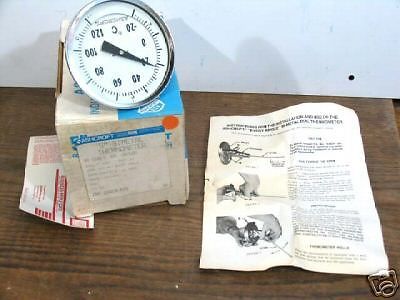 5 inch dia. Dial SS Thermometer (NEW) -20 to 120C Type EI (# 50 EI60 E 025)