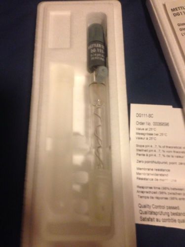 Mettler Toledo DG111-SC Universal Glass Electrode PN 00089596 NEW IN BOX!