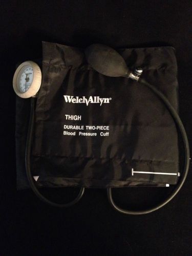 WELCH ALLYN Thigh Durable 2 Piece Blood Pressure Cuff Good Condition