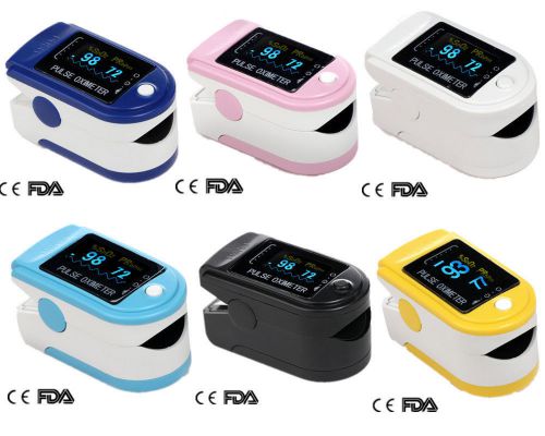 Sale!!!Color Screen Fingertip Pulse Oximeter,SPO2 Monitor Blood Oxygen + COVER