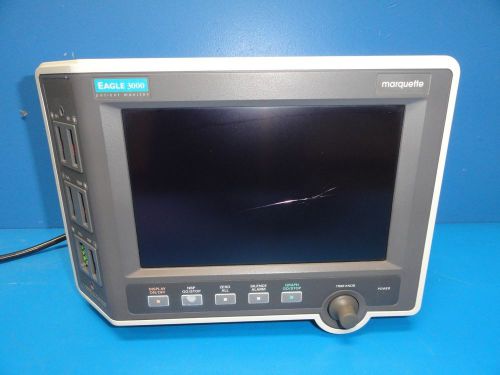 Ge marquette eagle 3000 patient monitor w/o leads (2x ibp, nbp, ekg, spo2,temp) for sale