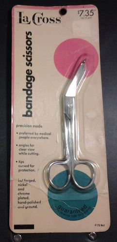 VINTAGE LA CROSS BANDAGE SCISSORS.