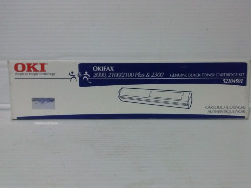 Oki 52104501 genuine black toner cartridge kit. qty: 2 (to012-2) for sale