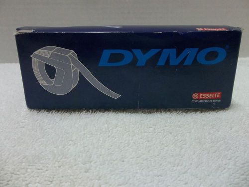 Box of 10 Rolls- Dymo Embossing Tape 3/8&#034; x 12&#039; Glossy Blue- 5201-06