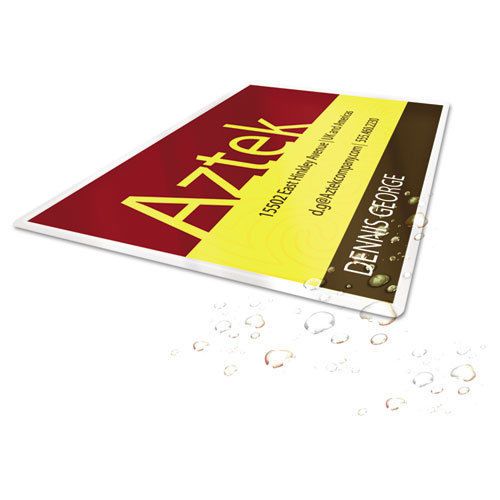 Heatseal laminating pouches 5mil, 2 3/16 x 3 11/16 business card size, 100, 2 ea for sale