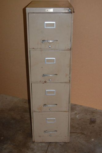 Haskell 4 Drawer Letter Size File Cabinet - Vintage