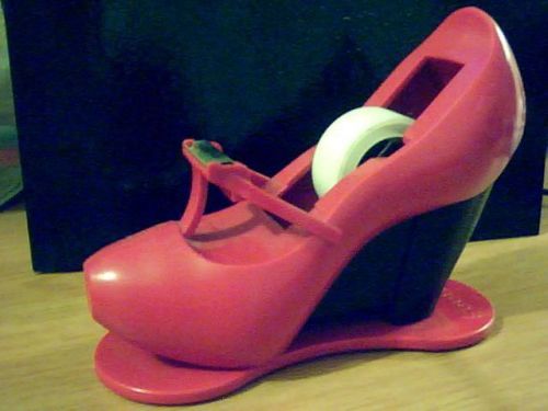 Tape Dispenser Shoe Desing Office Supplies Red