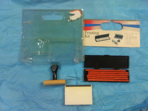 VINTAGE SHINY KEENE PRINTING KIT #2 , 1/8&#034; RUBBER TYPE