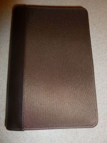 NEW Filofax Graphic Zip Personal Organizer Binder Brown 6 ring 1&#034;